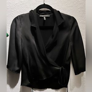 BCBG wrap over Shirt